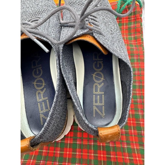 Cole Haan Zerogrand Stitchlite Wingtip Shoes Mens 9.5 Gray Knit Oxford Grand OS main image 6